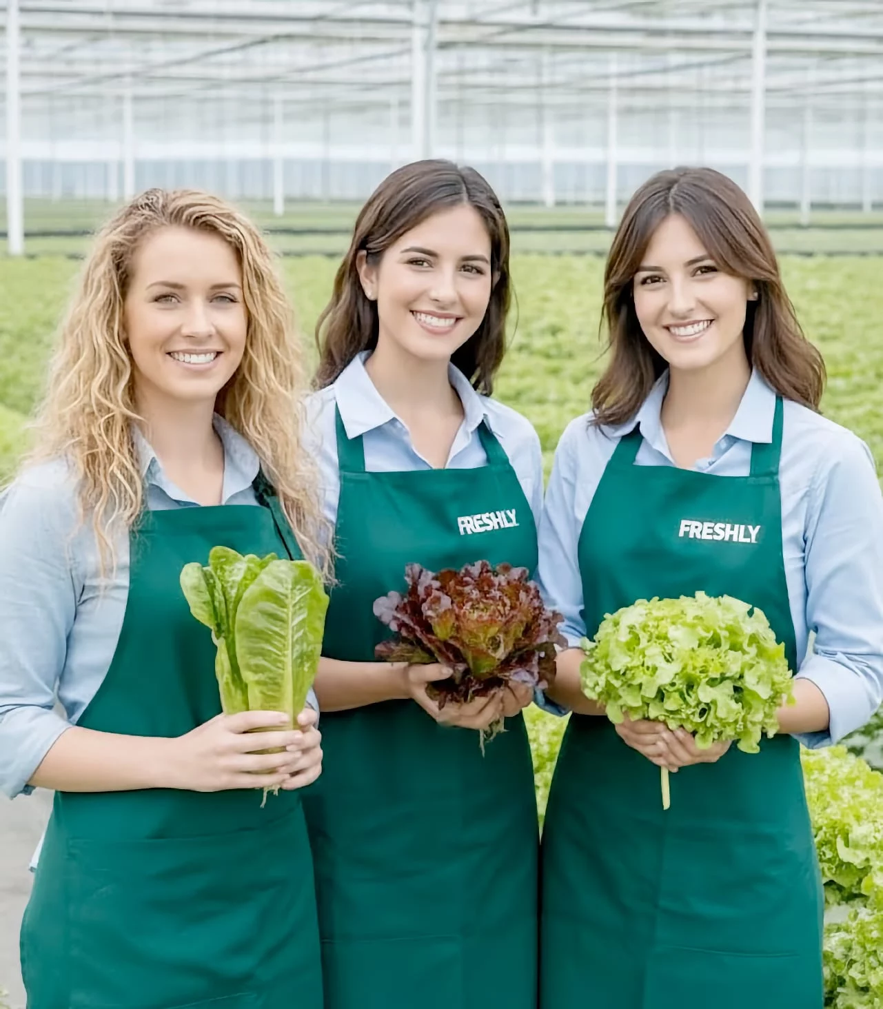 FRESHLY lady team in the field
