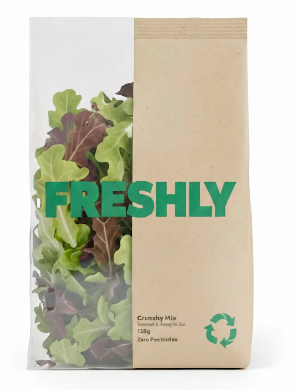 Freshly brand bags bioplastics, environment protection Freshly brand bags bioplastics, environment protection