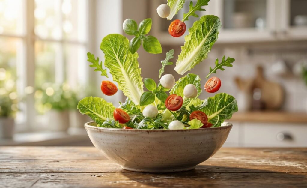 Salad ingredients bowl Salad ingredients Cornucopia